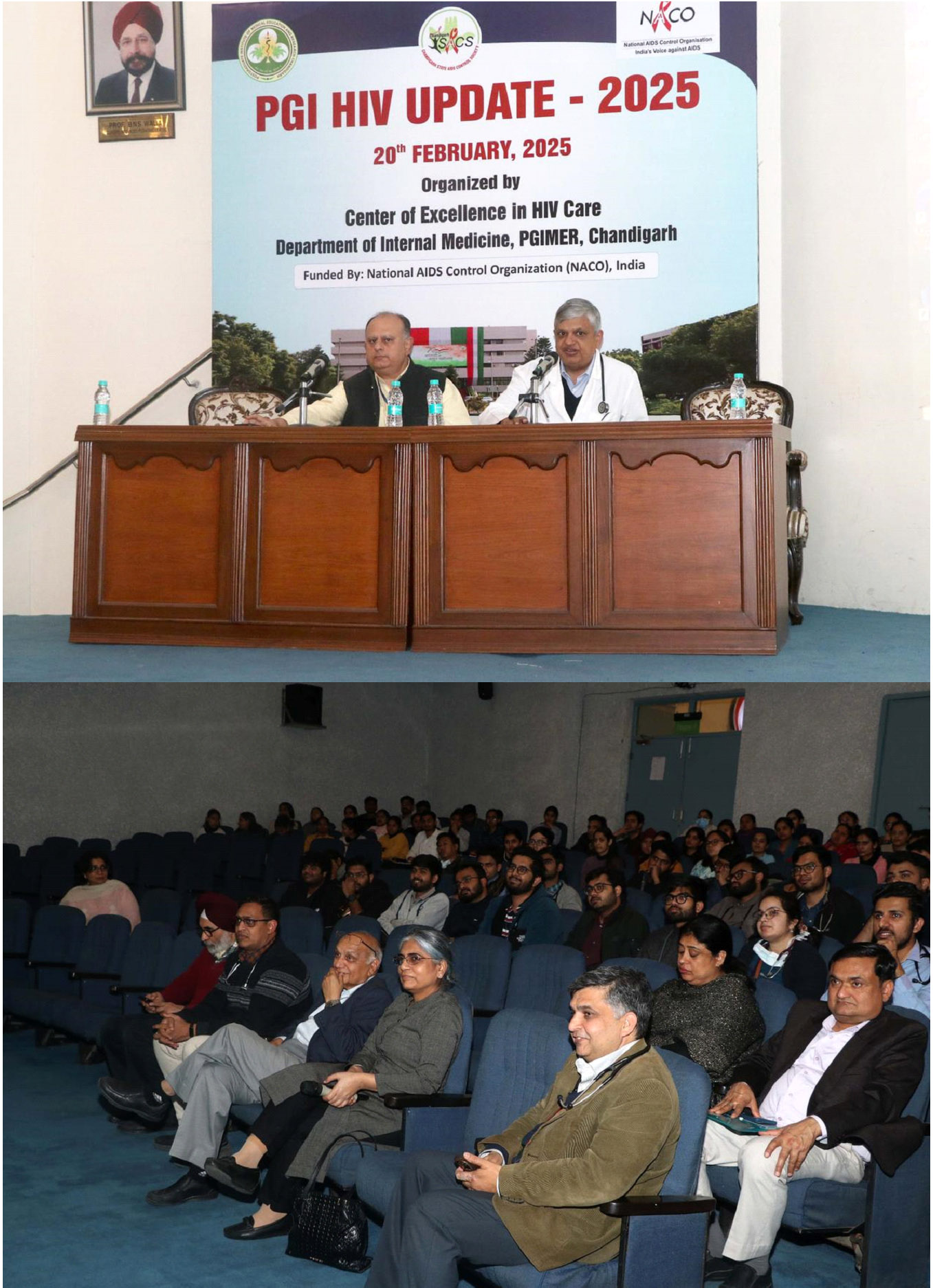 PGIMER ने चंडीगढ़ के स्वास्थ्य सेवा पेशेवरों के लिए "एचआईवी अपडेट 2025" पर सीएमई आयोजित की